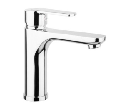 YUMA Monocomando lavabo medio con scarico automatico finitura oro