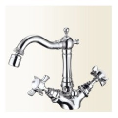 LIVINGSTONE monoforo bidet con canna alta finitura  nickel