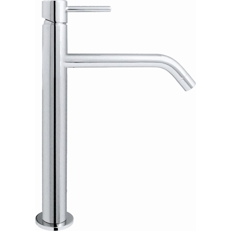 MICRON monocomando lavabo prolungato con scarico a pressione finitura cromo