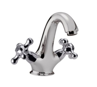 REVIVAL monoforo lavabo con scarico finitura cromo