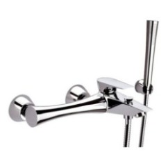 DIVA monocomando vasca esterno con kit doccia e flex 150 cm finitura cromo