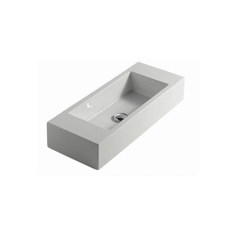 PLUS DESIGN lavabo da appoggio con bacino da 51 cm