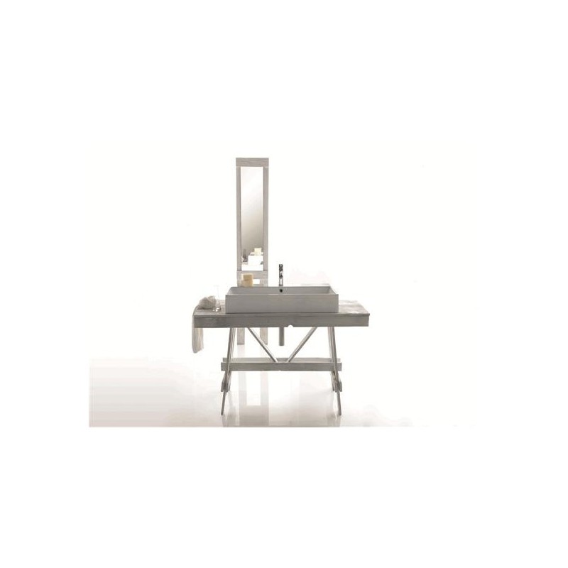 PLUS DESIGN lavabo da appoggio con bacino da 51 cm