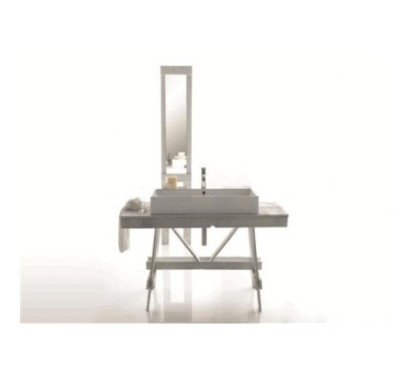 PLUS DESIGN lavabo da appoggio con bacino da 51 cm