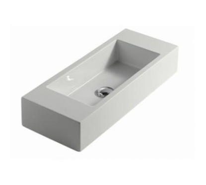 PLUS DESIGN lavabo sospeso con bacino da 51 cm