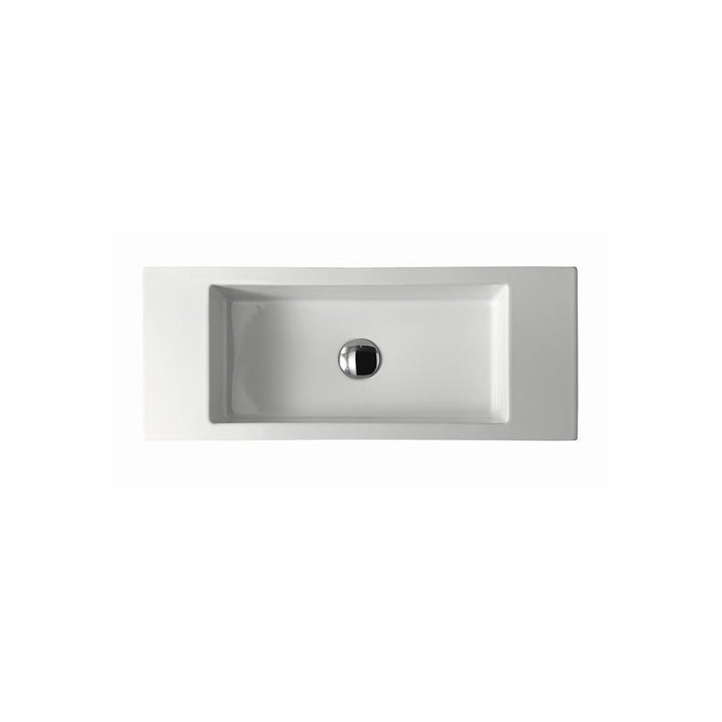 PLUS DESIGN lavabo sospeso con bacino da 51 cm