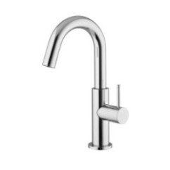 MODA Monocomando lavabo con piletta click-clack finitura cromo