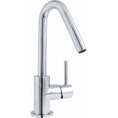 MICRON monocomando lavabo leva laterale con scarico a pressione finitura cromo