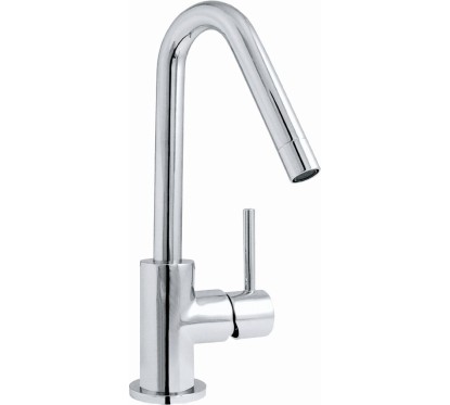 MICRON monocomando lavabo leva laterale con scarico a pressione finitura cromo