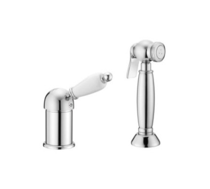 NEW OLD Monocomando lavello con doccetta da piano estraibile finitura cromo