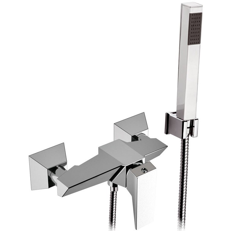 SPEED monocomando doccia esterno con kit doccia finitura cromo