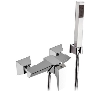 SPEED monocomando doccia esterno con kit doccia finitura cromo