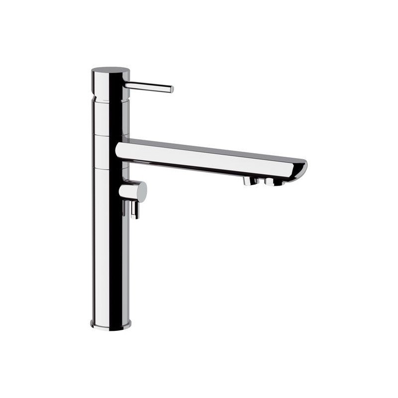ACQUA DEPURATA miscelatore lavello a 3 vie finitura cromo