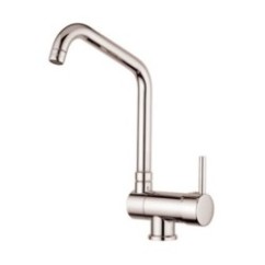 HI-TECH miscelatore cucina sottofinestra con canna abbattibile finitura cromo