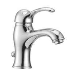 ROYAL Monocomando lavabo con scarico automatico finitura ramato