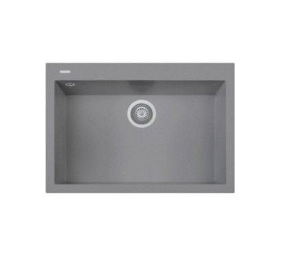 ONE 76.10 Lavandino cucina ad una vasca finitura ultrametal 41 alluminio