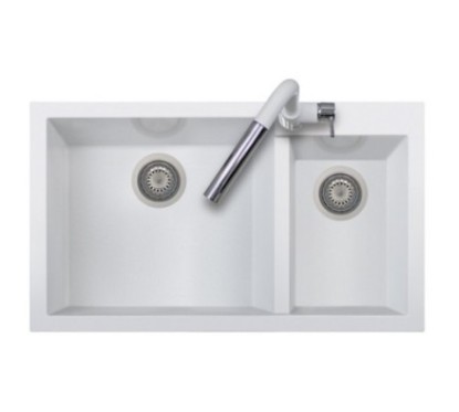 ONE 86.20 Lavandino cucina a due vasche finitura micro ultragranit 56 jasmine