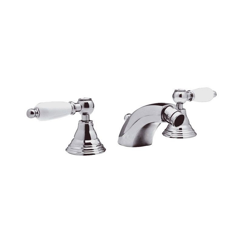 RETRO' Batteria bidet con scarico finitura cromo