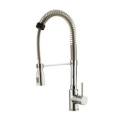 KITCHEN PROGRAM Monocomando lavello con molla e doccia finitura cromo