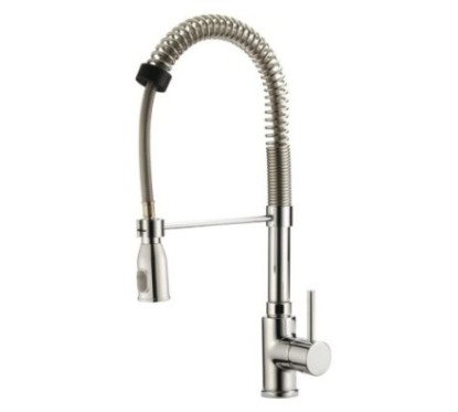 KITCHEN PROGRAM Monocomando lavello con molla e doccia finitura cromo