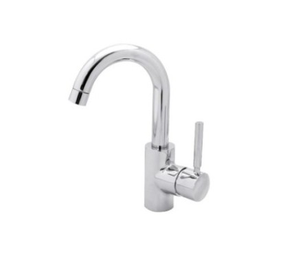 JACKIE miscelatore monocomando per lavabo bocca girevole finitura cromo