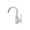 JACKIE miscelatore monocomando per lavabo bocca girevole finitura cromo