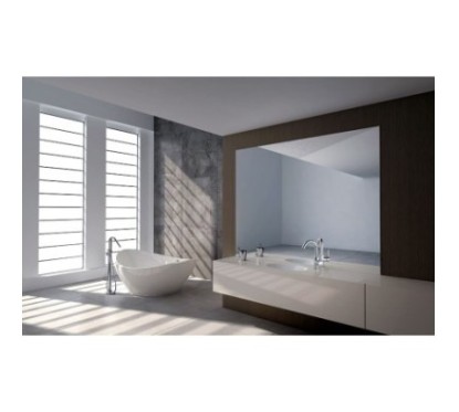 JACKIE miscelatore monocomando per lavabo bocca girevole finitura cromo