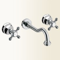 PAPIRO batteria lavabo tre fori ad incasso finitura cromo