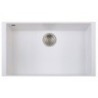 ONE 76.10ST Lavandino cucina ad una vasca finitura ultrametal 42 titanio