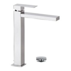 SKYLINE monocomando lavabo alto XL con scarico finitura cromo