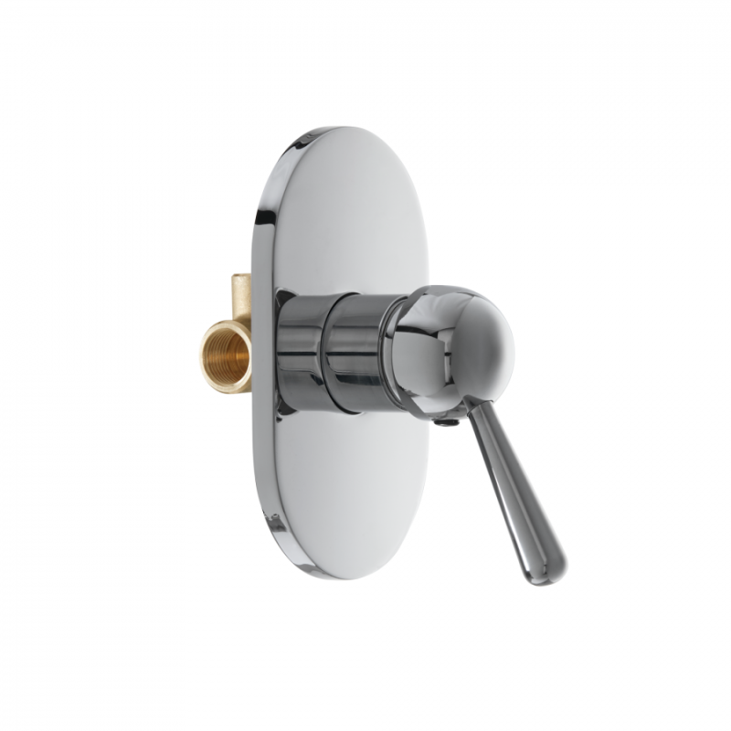 ERICE Monocomando doccia incasso finitura cromo