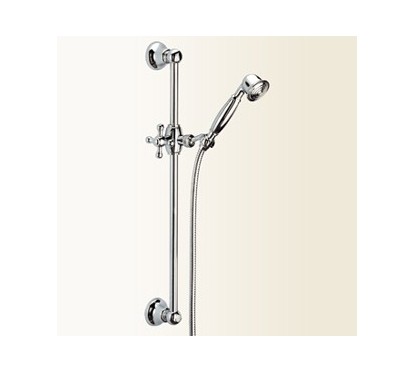 WELLNESS Saliscendi retro' senza portasapone con doccia ottone finitura vecchio bronzo