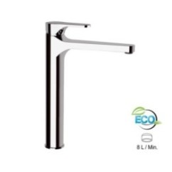 OMEGA ECO Monocomando lavabo XL senza scarico finitura cromo