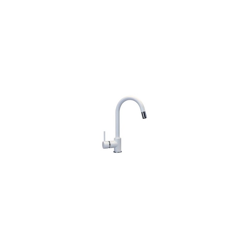 PUNTOBPEX miscelatore monocomando canna a ponte e bocchetta estraibile finitura ultrametal titanio