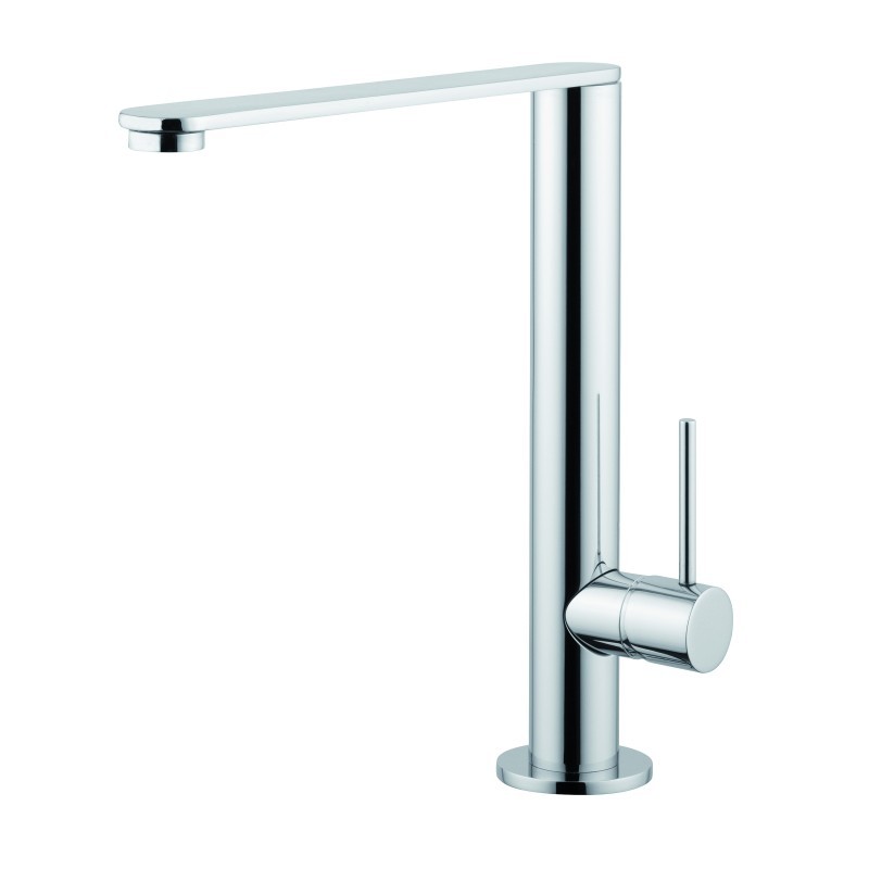 HI-TECH Miscelatore da cucina con canna girevole extra piatta 5 mm