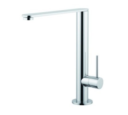 HI-TECH Miscelatore da cucina con canna girevole extra piatta 5 mm