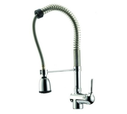 SUPERFLEX monocomando per cucine professionali con doccia finitura cromo