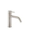 XONI miscelatore lavabo in acciaio inox con scarico finitura cromo