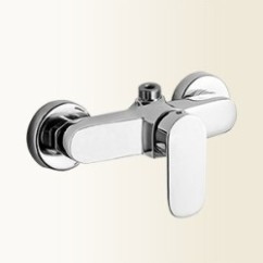 MIA Miscelatore per doccia esterno, predisposto per colonna finitura bianco mat