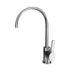RIVER Monocomando lavello laterale canna girevole finitura cromo