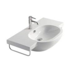 M2 lavabo sospeso cm 85  monoforo+portasalvietta