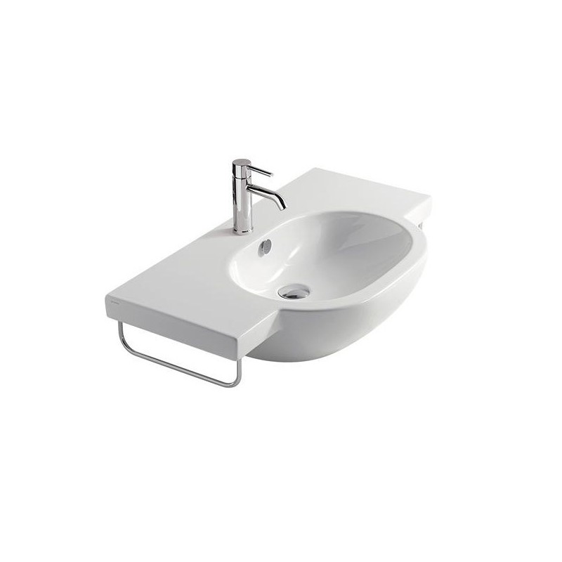 M2 lavabo sospeso cm 85  monoforo+portasalvietta
