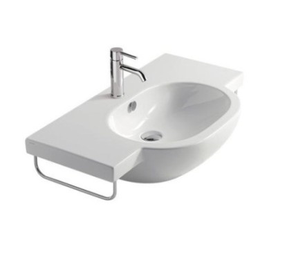 M2 lavabo sospeso cm 85  monoforo+portasalvietta
