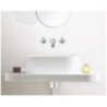 YUPPY Batteria per lavabo ad incasso finitura nickel spazzolato