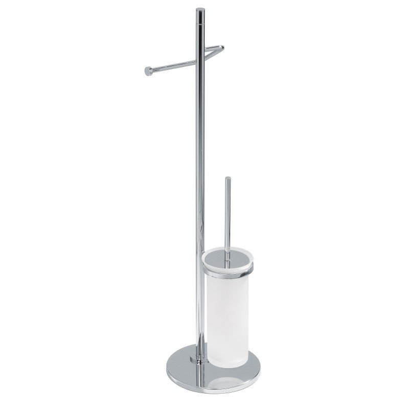 ZENITH Piantana porta rotolo e porta scopino