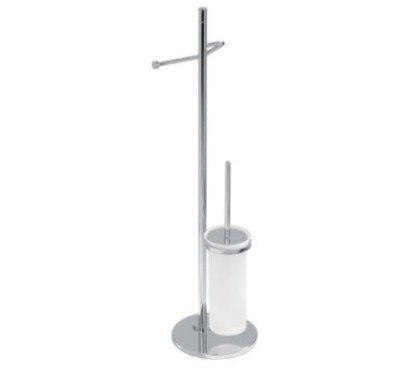 ZENITH Piantana porta rotolo e porta scopino