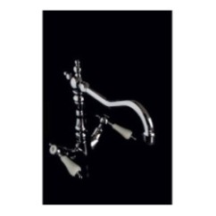 IRIS monoforo lavabo con scarico finitura cromo