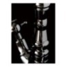 IRIS monoforo lavabo con scarico finitura cromo
