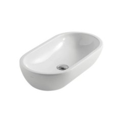 M2 lavabo ciotola cm 70 da appoggio finitura bianco