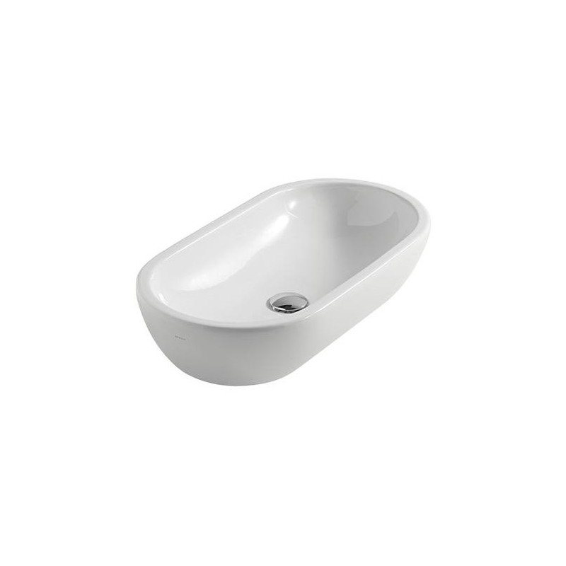 M2 lavabo ciotola cm 70 da appoggio finitura bianco